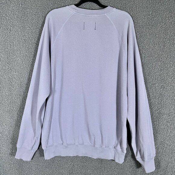 Reigning Champ Pima Cotton Crewneck Sweatshirt - Men's Size L - Purple - Picture 3 of 7